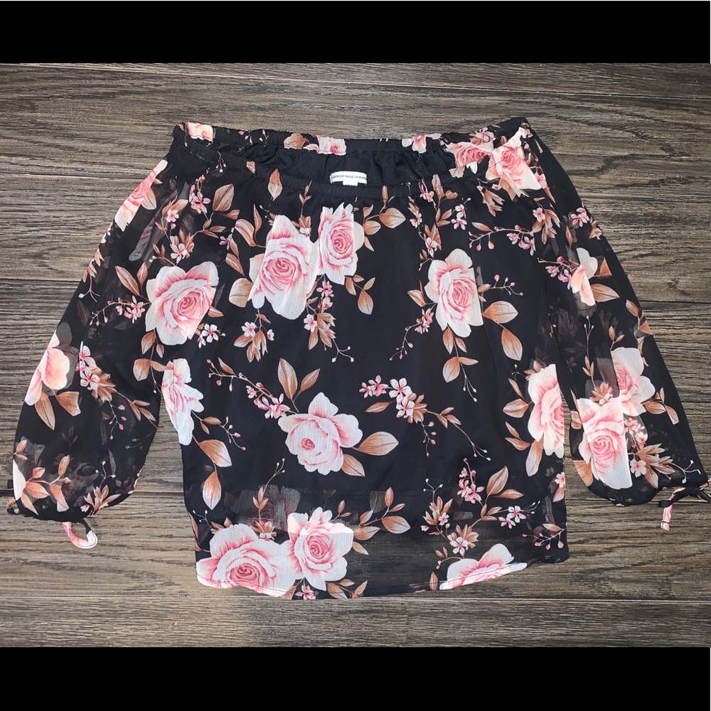 Off the shoulder shirt